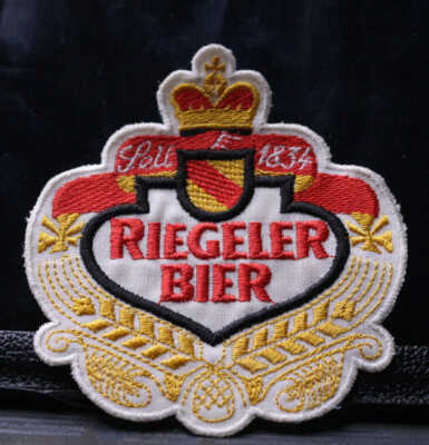 Vintage Riegeler Bier - Bierdeckel ''herzerfrischend seit 1834'' Patch Canada VTG