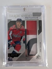 John Carlson SP game used 2021-22 supreme patchs 9/15