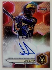 2023 Bowman's Best Luis Lara Auto Milwaukee Brewers #B23-LL