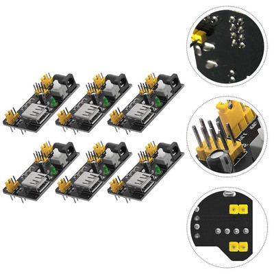 6PCS 3.3V 5V Power Supply Module for Breadboard 6.5-12V Power Supply