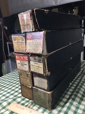 Piano Rolls Antique Rolls In Their Original Box. 1920  s Lot Of 9