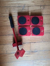  5 Pcs Moving Tools Chair Sliders Furniture Glides Carrier Jack Lift