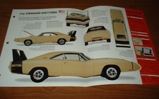 1969 Dodge Charger Daytona Original Imp Brochure Specs Info 69 70 71 Coronet