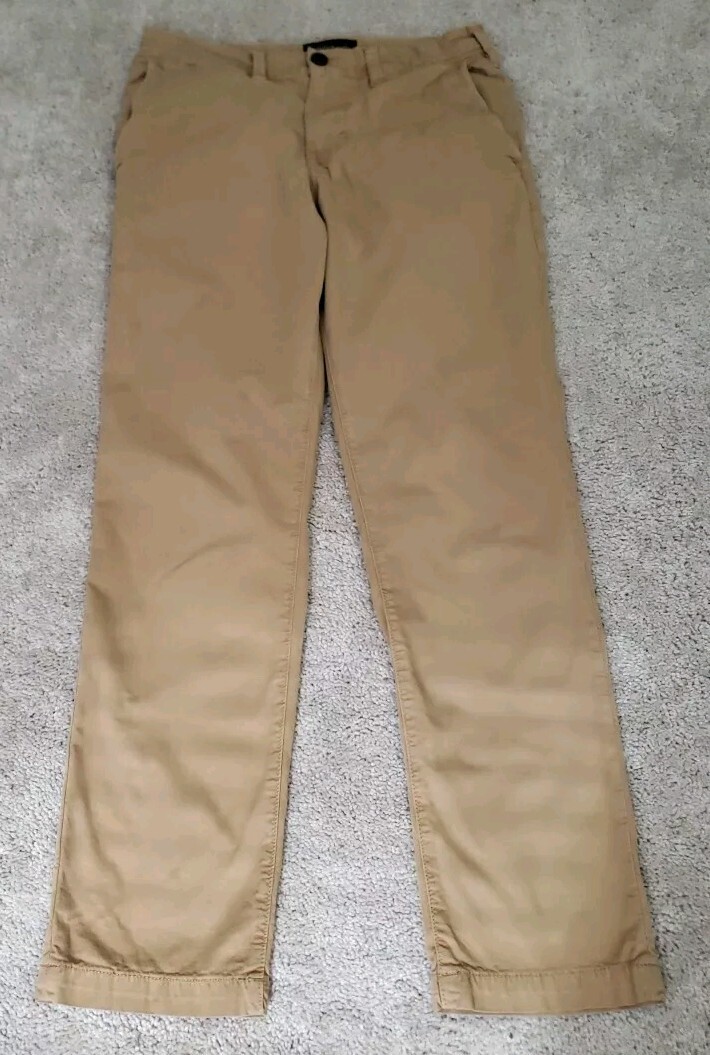 Pantalon American Eagle Khaki Slim Taille 28x28 - Flex, Occasion Très Bon état, Couleur Beige