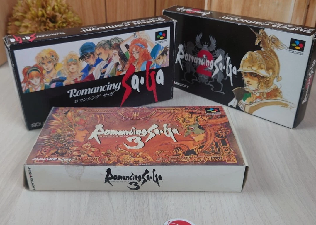 Romancing Saga 1+2+3 SET Super Nintendo Japan SNES Super Famicom