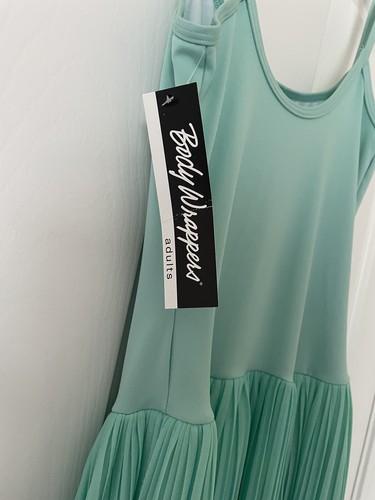Neu mit Etikett Erwachsene Medium mintgrün lyrisches Ballett Tanz Kleid BodyWrappers - Bild 3 von 8