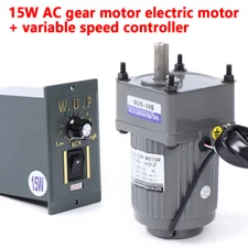 Gear Motor Electric Motor With Variable Speed Controller Speed Governor AC 110V