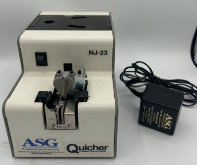 ASG Quicher Automatic Precision Screw Feeder Model NJ-23 Tested Working