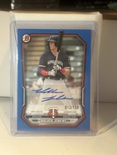 WALKER JENKINS /150 Auto Blue Paper Prospects 🔥2026 Bowman #BPA-WJ  🔥 Twins