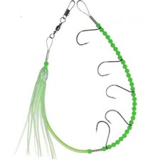 5PCS 37cm Luminous Jig Fishing Lure Hook Artificial Bait with Hooks Swimbaits