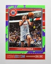 2024-25 Hoops Haunted Hoops Slime #218 Jordan Poole
