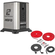 Power Acoustik MOFO1-6KD 2500W RMS Class D Monoblock Amplifier w/ Amp Kit