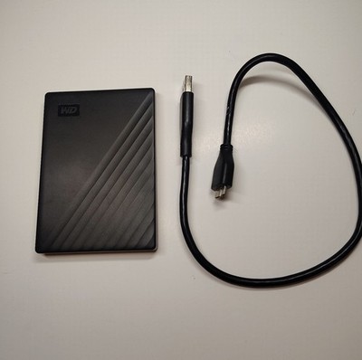 Western Digital WD Portable My Passport Hard Drive | 1TB | WDBYVG0010BBK-0B