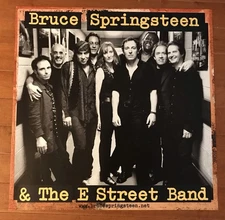 Original 2001 Bruce Springsteen E Street Band LIVE NY PROMO POSTER 24x24 2 Sided