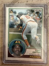 O-Pee-Chee 1983 Tony Gwynn San Diego Padres Rookie Card #143. rookie card picture