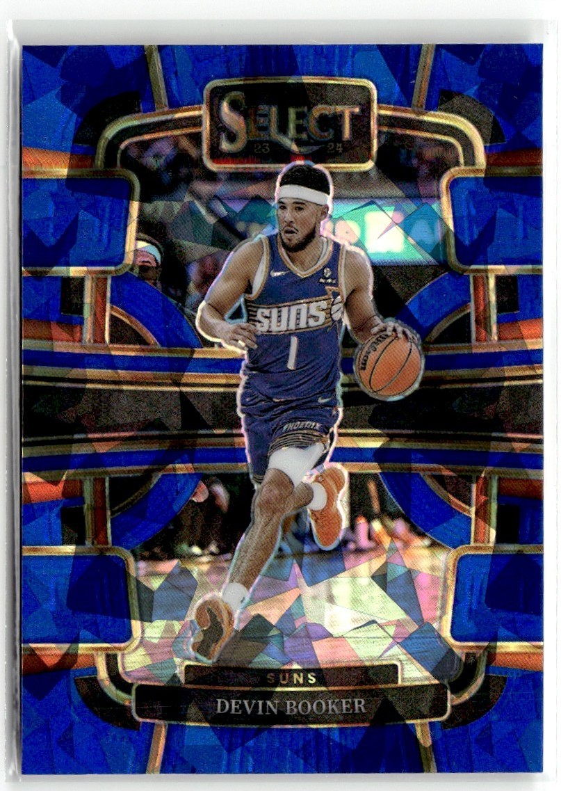2023-24 Panini Prizm Blue Ice Devin Booker #58