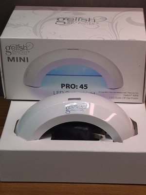 Gelish MINI PRO:45 LED Nail Lamp Gel Polish Curing Light 6W US04102 Open Box