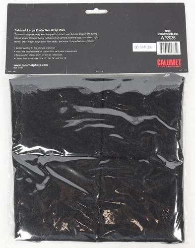 Lot of 2 Calumet Covers Large 18-Inch and Medium 14-Inch, Black - Picture 3 of 6