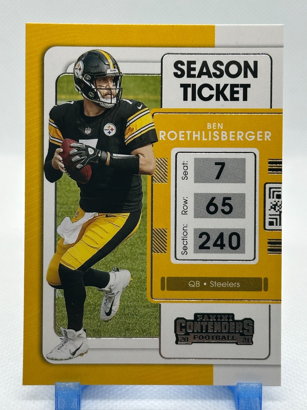 Ben Roethlisberger 2021 Panini Contenders #82 - Pittsburgh Steelers