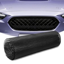 40" x 13" Universal Car Grill Mesh, Aluminum Mesh 4x8mm Rhombus 40"x13" - 1Pcs