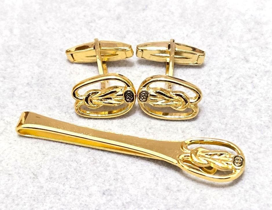 【美品】GUCCI ネクタイピン Infinity Knot Tie clip GUCCI Knot Cufflinks and Tie Clip, Gold, 43095 | eBay
