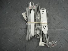 CyberPower 6 ft. 2-Outlet Surge Protector USB-A 2.4A USB-C 15W Lot of 3 