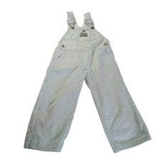 VTG OshKosh B'gosh Vestbak Floral Overalls 4T USA Made READ Kidswear Toddler