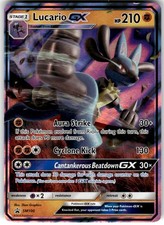 Lucario GX Holo SM Promos SM100 2016 NM on eBay