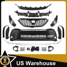Front Grille Grill Set+Fog Light+Lower Trim F...