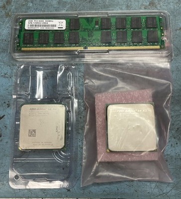 AMD Athlon 64 X2 4400+ ADO4400IAA5DO - ADO4800IAA5DO & 2X2GB RAM PC2-6400 800Mhz