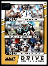 Jonathan Stewart / Cam Newton / Kelvin Benjamin 2017 Score #4 Panthers FREE SHIP