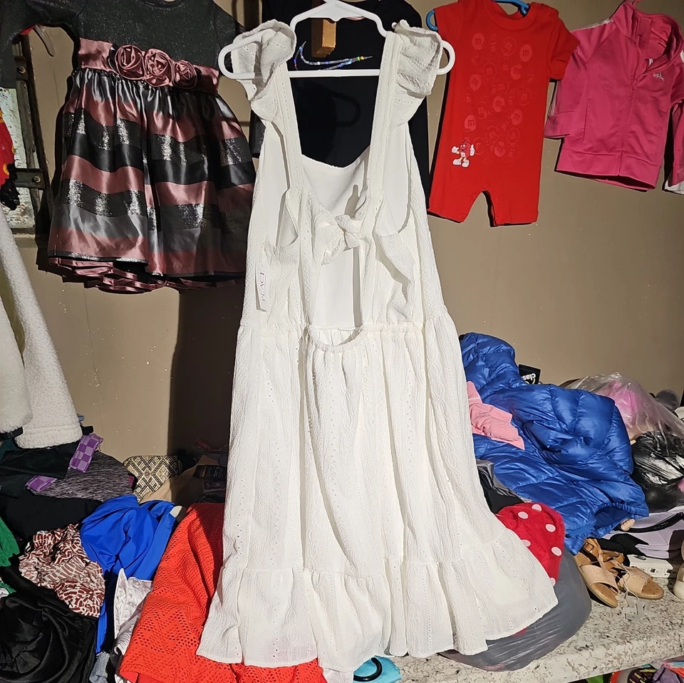 Vestido de verano blanco LUGAR talla 16 Foto 4 de 4