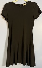 ❤️Michael Kors Dress Size S Black Fit & Flare Short Sleeve Excellent