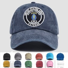 Custom Embroidered US Army Special Forces Airborne Veteran, Trucker Hat, Gift