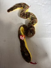 Vintage 1999 TY Beanie Babies Buddies Collection - Slither the Snake w/ Tags