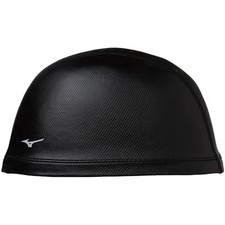 MIZUNO Swim Cap 2-Way Silicone Unisex Black Size F 50-59cm Model N2JWB200 for