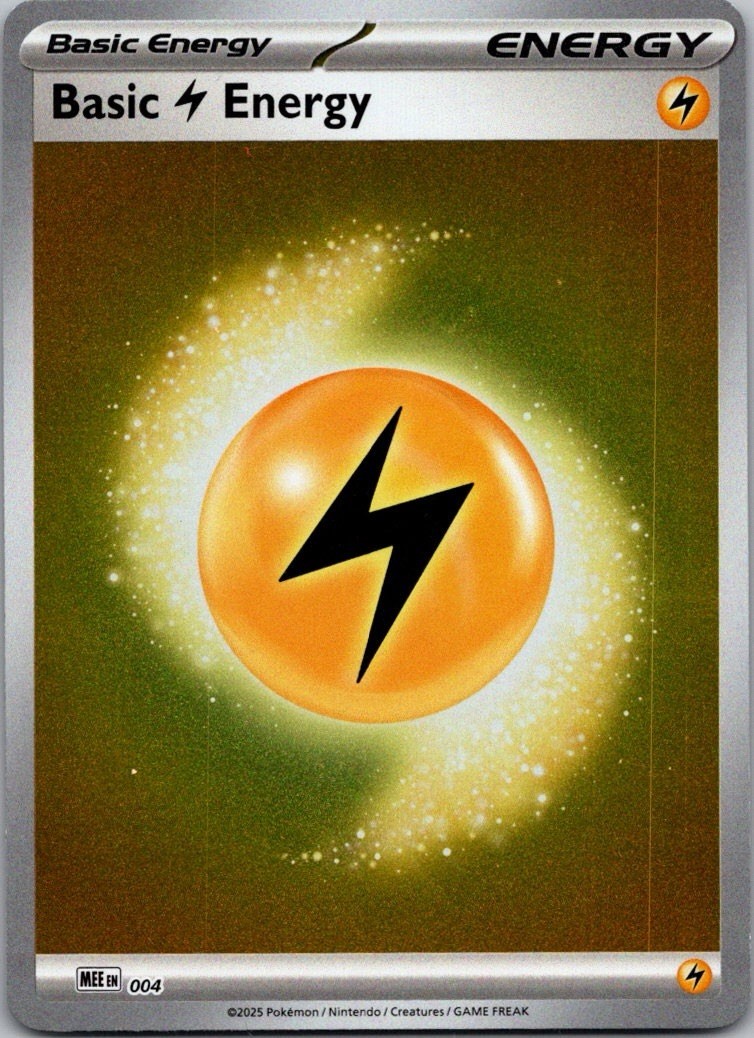 Basic Lightning Energy - 004 Reverse Holo Ascended Heroes NM
