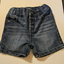Children's Place Boys 18-24 Months Blue Jeans Shorts Adjustable Waist