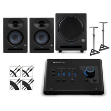 PreSonus Quantum ES2 Audio Interface w/Eris Monitors/SUB8BT/Cables/Stands