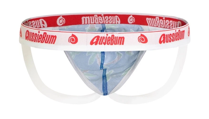 Roupa íntima Aussiebum festa dura palmtree jock média (M) cuecas masculinas Poss gay int - Imagem 4 de 4