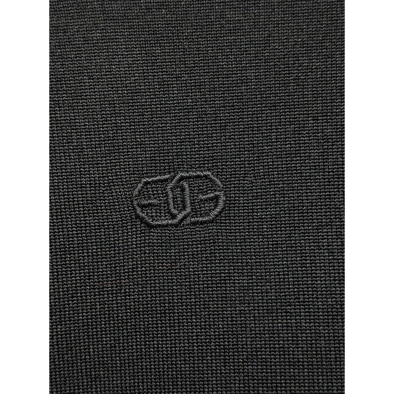 Vintage Women's Givenchy Sport Sweater Black Monogram Zip Back Size 38 / Medium thumbnail 3