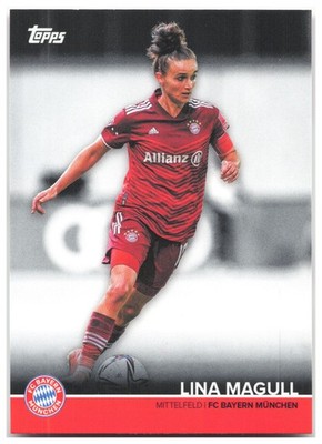 Lina Magull 2021-22 Topps FC Bayern München Team Set BCW-LM FC Bayern Munchen (w
