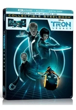 Tron Legacy Steelbook (4K UHD+Blu-ray+Digital) Factory Sealed