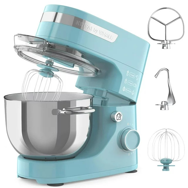 WHALL Stand Mixer - 5.5Qt 12-Speed Tilt-Head Electric Kitchen Mixer with Dough