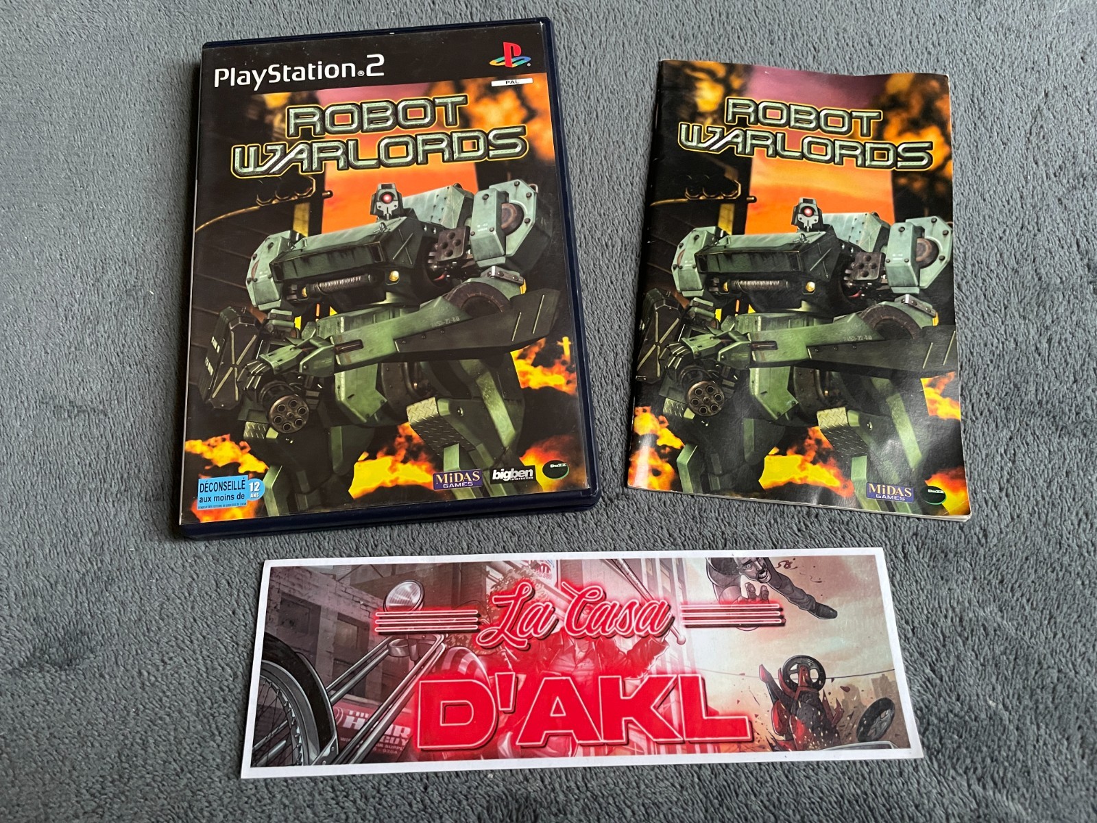Robot Warlords complet sur Playstation 2 PS2 FR TBE
