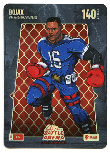 2026 Bo Jackson Battle Arena PSA Magazine Promo P-17 Battlefoil BOJAX