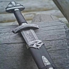 Hand Forged Viking Sword, Northmen Medieval Display Sword, Damascus Steel Sword