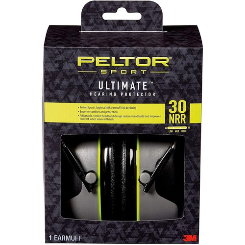 Peltor Hearing Protector Earmuffs: Optime 105 Hi-Viz (High Visibility Green) - 第 3/5 張圖片