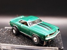 Aurora MM Inc T-Jet '69 Camaro Grn/Blk NOS Body  ChassisTest 2