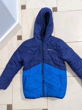 Eddie Bauer Youth Size Small, 7/8 Sherpa Lined Reversible Puffer Coat